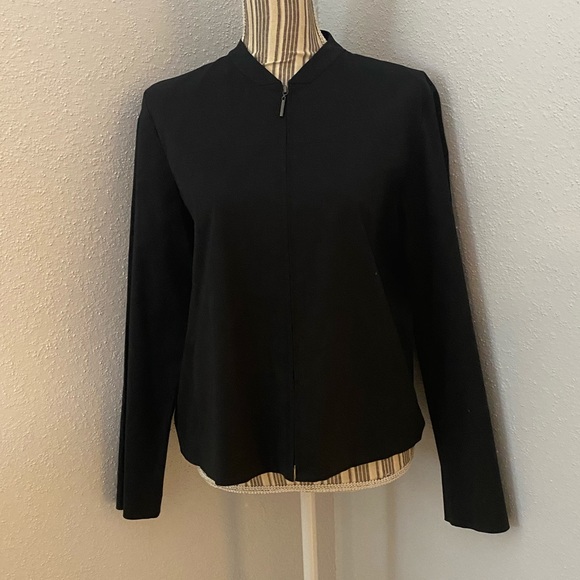 Co&Eddy Short Collar Black Zip Up Blazer | Sz Med - Picture 2 of 7